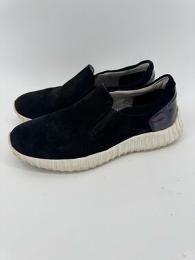 Johnston Murphy XC 4 Waterproof Black Leather Suede  Slip On Women's Size 10M